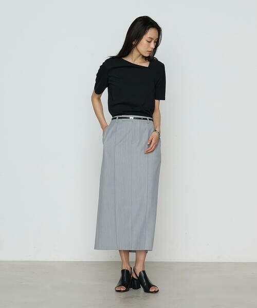 COMME CA PLATINUM S-SIZE / コムサ・プラチナ エスサイズ ロング・マキシ丈スカート | 〔 Sサイズ 〕 ヴィンテージライトツイル スカート | 詳細2