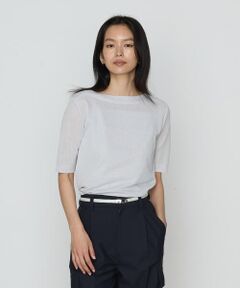 COMME CA PLATINUM S-SIZE / コムサ・プラチナ エスサイズ ニット・セーター | 〔 Sサイズ 〕 綿アセテート プルオーバー