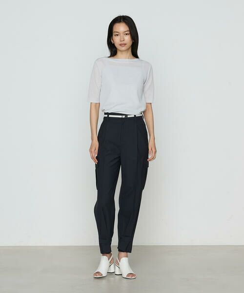 COMME CA PLATINUM S-SIZE / コムサ・プラチナ エスサイズ ニット・セーター | 〔 Sサイズ 〕 綿アセテート プルオーバー | 詳細1