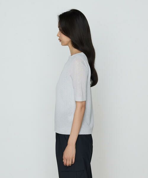 COMME CA PLATINUM S-SIZE / コムサ・プラチナ エスサイズ ニット・セーター | 〔 Sサイズ 〕 綿アセテート プルオーバー | 詳細5