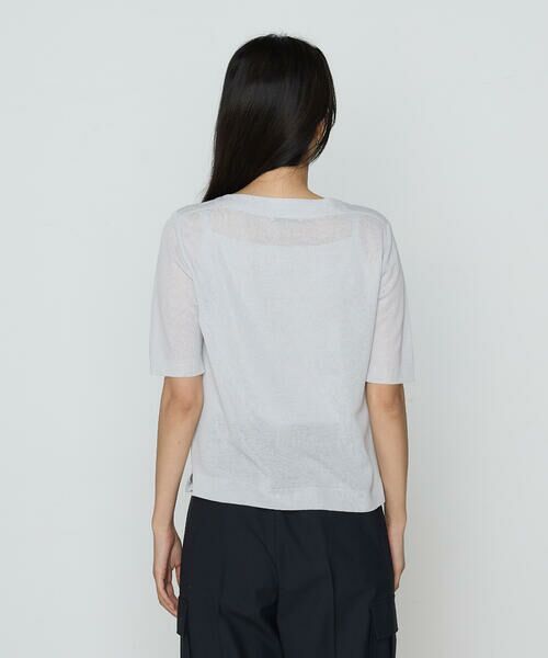 COMME CA PLATINUM S-SIZE / コムサ・プラチナ エスサイズ ニット・セーター | 〔 Sサイズ 〕 綿アセテート プルオーバー | 詳細6