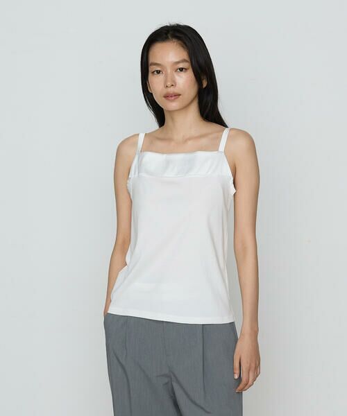 COMME CA PLATINUM S-SIZE / コムサ・プラチナ エスサイズ キャミソール・チューブトップ | 〔 Sサイズ 〕 アルビ二スタスムース キャミソール | 詳細4