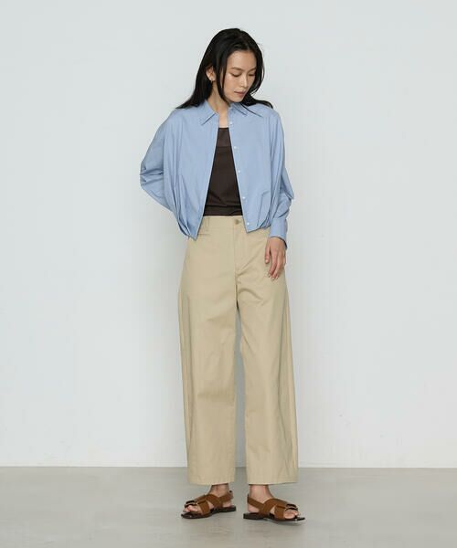 COMME CA PLATINUM S-SIZE / コムサ・プラチナ エスサイズ シャツ・ブラウス | 〔 Sサイズ 〕 コットンポプリンストライプ シャツ | 詳細9