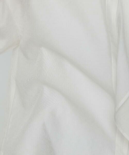 COMME CA PLATINUM S-SIZE / コムサ・プラチナ エスサイズ シャツ・ブラウス | 〔 Sサイズ 〕 シアーキュプラシルク シャツ | 詳細4