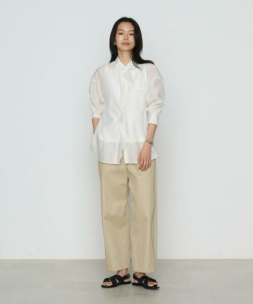 COMME CA PLATINUM S-SIZE / コムサ・プラチナ エスサイズ シャツ・ブラウス | 〔 Sサイズ 〕 シアーキュプラシルク シャツ | 詳細2