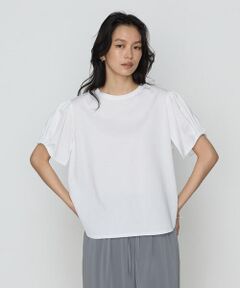 COMME CA PLATINUM S-SIZE / コムサ・プラチナ エスサイズ Tシャツ | 〔 Sサイズ 〕 アルビ二天竺パフスリーブ Tシャツ