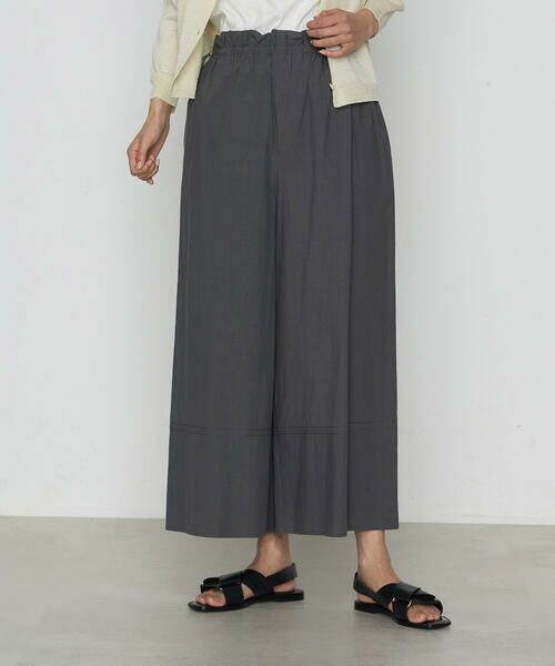 COMME CA PLATINUM S-SIZE / コムサ・プラチナ エスサイズ その他パンツ | 〔 Sサイズ 〕 コットンタイプライター ギャザーワイドパンツ | 詳細7