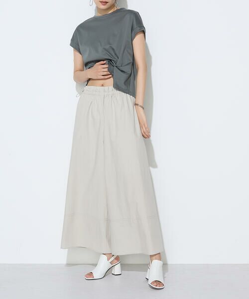 COMME CA PLATINUM S-SIZE / コムサ・プラチナ エスサイズ その他パンツ | 〔 Sサイズ 〕 コットンタイプライター ギャザーワイドパンツ | 詳細18