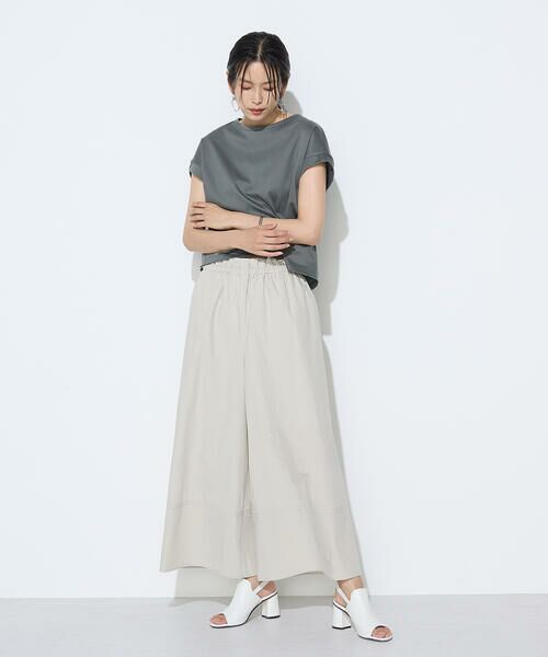 COMME CA PLATINUM S-SIZE / コムサ・プラチナ エスサイズ その他パンツ | 〔 Sサイズ 〕 コットンタイプライター ギャザーワイドパンツ | 詳細17