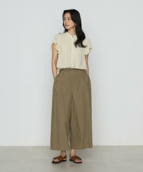 COMME CA PLATINUM S-SIZE / コムサ・プラチナ エスサイズ その他パンツ | 〔 Sサイズ 〕 コットンタイプライター ギャザーワイドパンツ | 詳細21