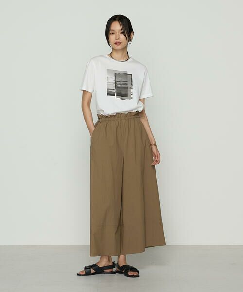 COMME CA PLATINUM S-SIZE / コムサ・プラチナ エスサイズ その他パンツ | 〔 Sサイズ 〕 コットンタイプライター ギャザーワイドパンツ | 詳細25