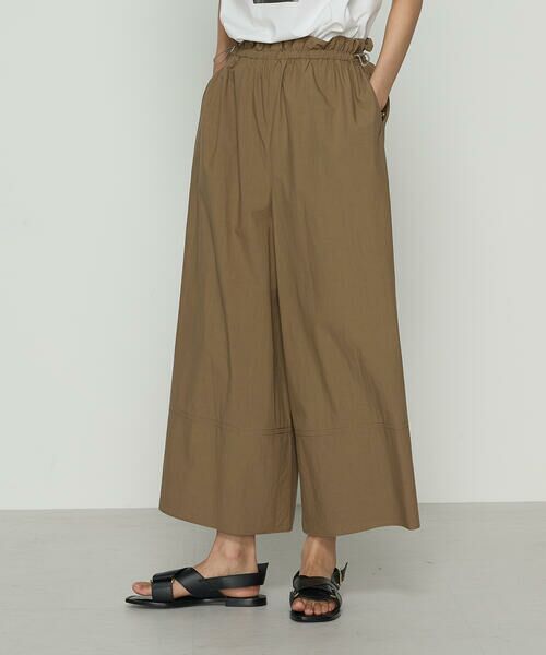 COMME CA PLATINUM S-SIZE / コムサ・プラチナ エスサイズ その他パンツ | 〔 Sサイズ 〕 コットンタイプライター ギャザーワイドパンツ | 詳細27