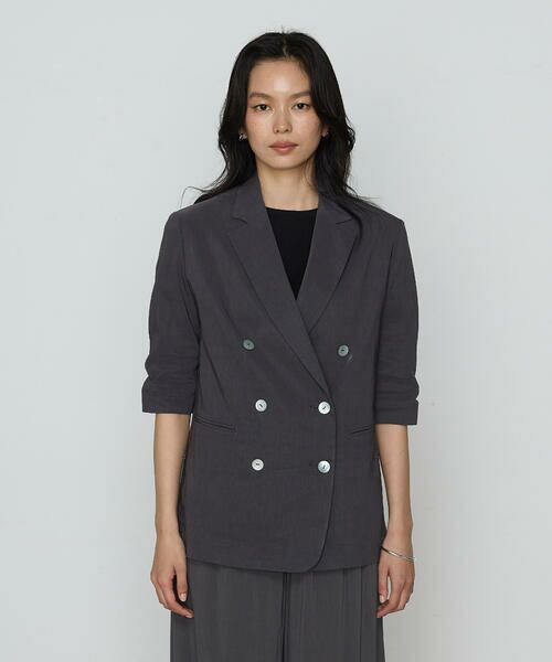 COMME CA PLATINUM S-SIZE / コムサ・プラチナ エスサイズ その他アウター | 〔 Sサイズ 〕 リネン ジャケット | 詳細5