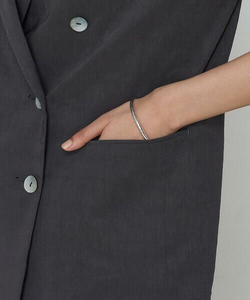 COMME CA PLATINUM S-SIZE / コムサ・プラチナ エスサイズ その他アウター | 〔 Sサイズ 〕 リネン ジャケット | 詳細10