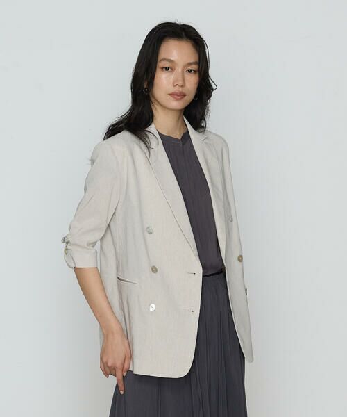 COMME CA PLATINUM S-SIZE / コムサ・プラチナ エスサイズ その他アウター | 〔 Sサイズ 〕 リネン ジャケット | 詳細22