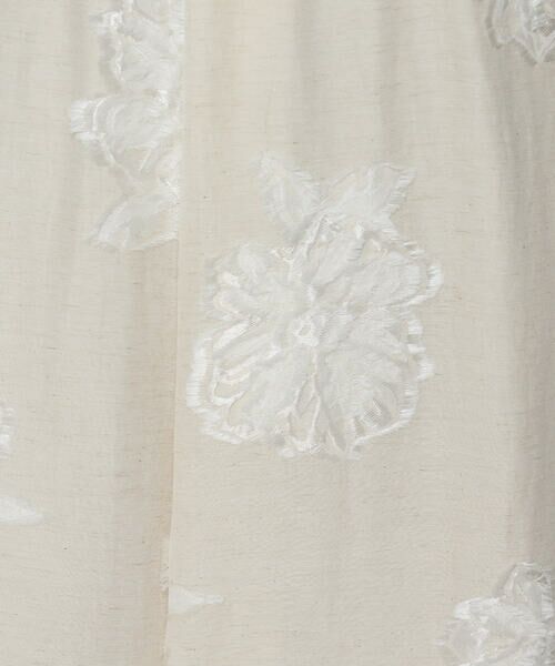 COMME CA PLATINUM S-SIZE / コムサ・プラチナ エスサイズ ロング・マキシ丈スカート | 〔 Sサイズ 〕 フラワージャカード アシンメトリースカート | 詳細8