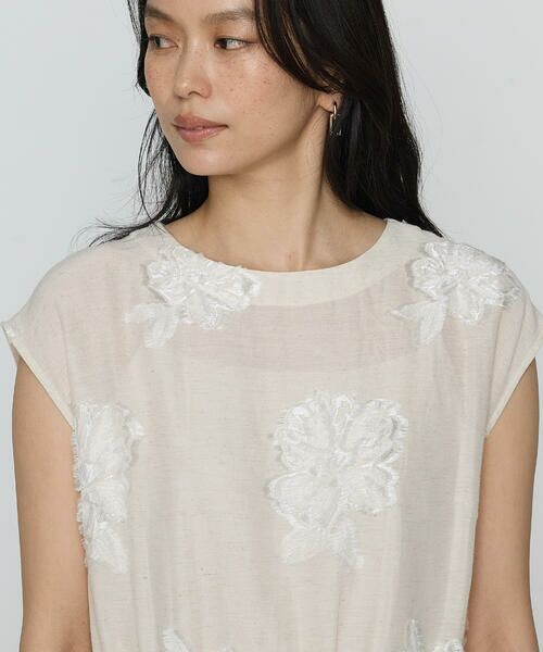 COMME CA PLATINUM S-SIZE / コムサ・プラチナ エスサイズ ロング・マキシ丈ワンピース | 〔 Sサイズ 〕 フラワージャカード ドレス | 詳細10