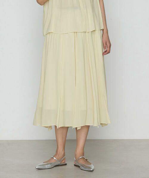 COMME CA PLATINUM S-SIZE / コムサ・プラチナ エスサイズ ロング・マキシ丈スカート | 〔 Sサイズ 〕 【セットアップ対応】シャンブレーカッセン スカート | 詳細13