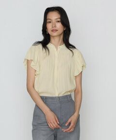 COMME CA PLATINUM S-SIZE / コムサ・プラチナ エスサイズ シャツ・ブラウス | 〔 Sサイズ 〕 【セットアップ対応】シャンブレーカッセン ブラウス