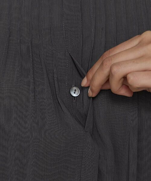 COMME CA PLATINUM S-SIZE / コムサ・プラチナ エスサイズ シャツ・ブラウス | 〔 Sサイズ 〕 【セットアップ対応】シャンブレーカッセン ブラウス | 詳細11