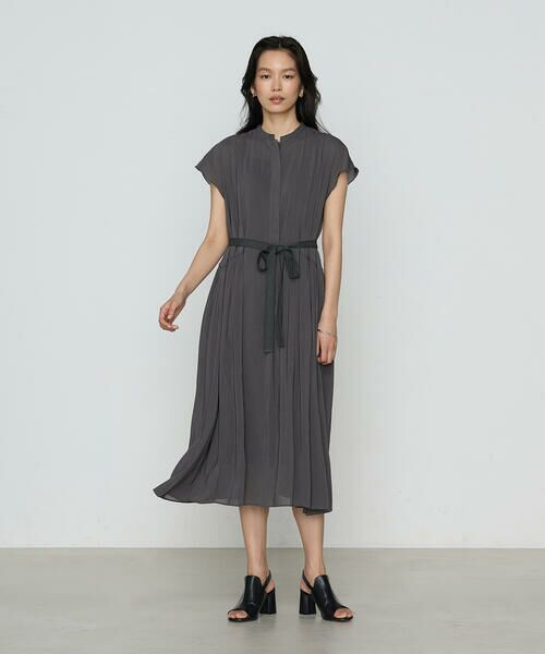 COMME CA PLATINUM S-SIZE / コムサ・プラチナ エスサイズ ロング・マキシ丈ワンピース | 〔 Sサイズ 〕 シャンブレーカッセン シャツドレス | 詳細1