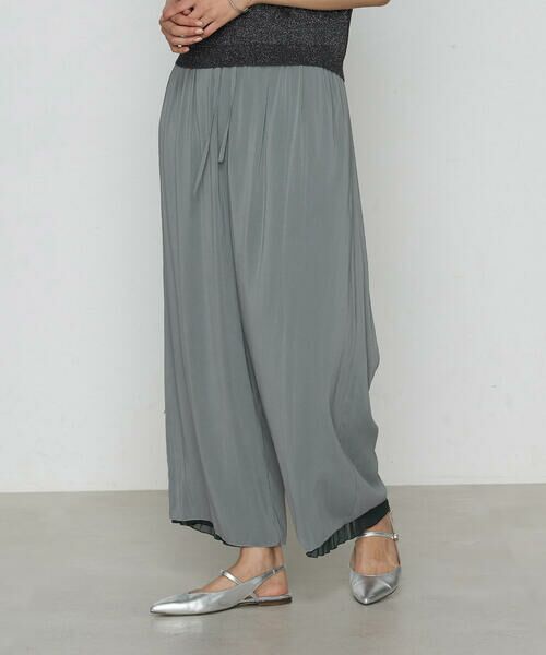 COMME CA PLATINUM S-SIZE / コムサ・プラチナ エスサイズ その他パンツ | 〔 Sサイズ 〕 シフォン×シャンブレーカッセン リバーシブルパンツ | 詳細30