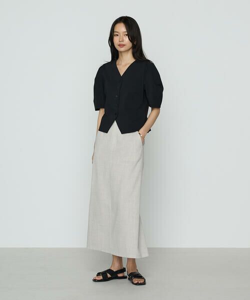 COMME CA PLATINUM S-SIZE / コムサ・プラチナ エスサイズ ロング・マキシ丈スカート | 〔 Sサイズ 〕 シアーボイル スカート | 詳細5