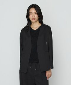 COMME CA PLATINUM S-SIZE / コムサ・プラチナ エスサイズ セットアップ | 〔 Sサイズ 〕 【セットアップ対応】シアーボイルストライプ ジャケット