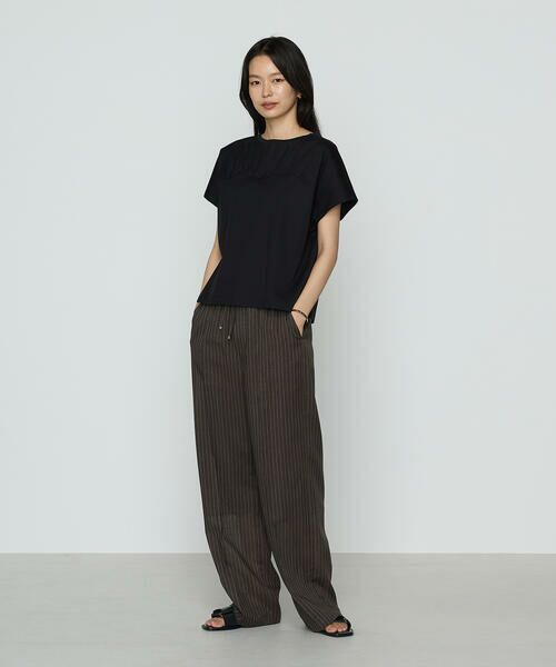 COMME CA PLATINUM S-SIZE / コムサ・プラチナ エスサイズ セットアップ | 〔 Sサイズ 〕 【セットアップ対応】シアーボイルストライプ パンツ | 詳細16