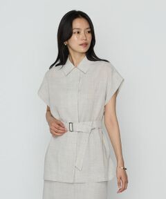 COMME CA PLATINUM S-SIZE / コムサ・プラチナ エスサイズ ベスト | 〔 Sサイズ 〕 シアーボイル ジレ