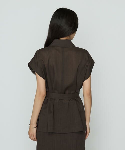 COMME CA PLATINUM S-SIZE / コムサ・プラチナ エスサイズ ベスト | 〔 Sサイズ 〕 シアーボイル ジレ | 詳細12