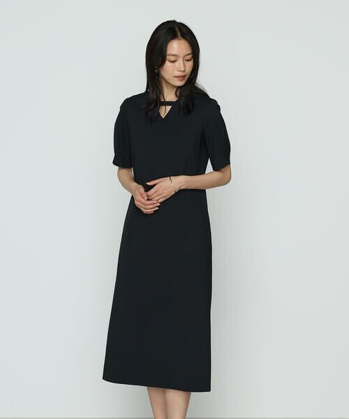 COMME CA PLATINUM S-SIZE / コムサ・プラチナ エスサイズ ロング・マキシ丈ワンピース | 〔 Sサイズ 〕 ハイコンパクトコットンポンチ ワンピース | 詳細4