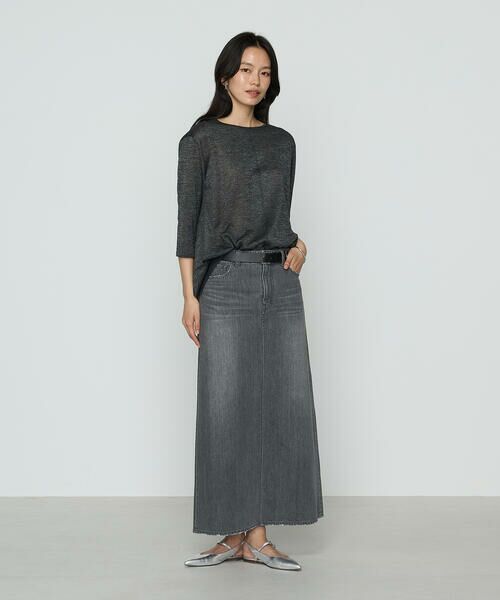 COMME CA PLATINUM S-SIZE / コムサ・プラチナ エスサイズ ニット・セーター | 〔 Sサイズ 〕 レーヨンイタリア糸 プルオーバー | 詳細1