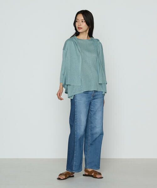 COMME CA PLATINUM S-SIZE / コムサ・プラチナ エスサイズ ニット・セーター | 〔 Sサイズ 〕 レーヨンイタリア糸 プルオーバー | 詳細14