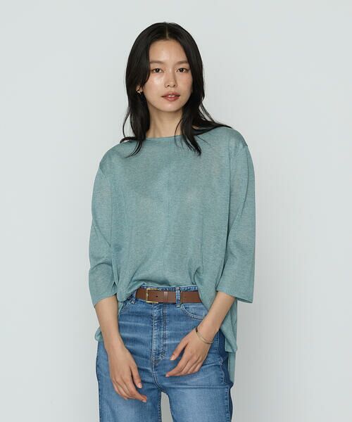 COMME CA PLATINUM S-SIZE / コムサ・プラチナ エスサイズ ニット・セーター | 〔 Sサイズ 〕 レーヨンイタリア糸 プルオーバー | 詳細16