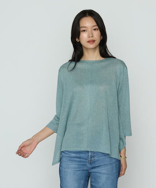 COMME CA PLATINUM S-SIZE / コムサ・プラチナ エスサイズ ニット・セーター | 〔 Sサイズ 〕 レーヨンイタリア糸 プルオーバー | 詳細17