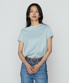 COMME CA PLATINUM S-SIZE / コムサ・プラチナ エスサイズ Tシャツ | 〔 Sサイズ 〕 コヒノールスムース ニット付きTシャツ