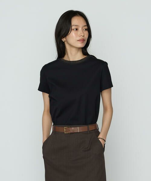 COMME CA PLATINUM S-SIZE / コムサ・プラチナ エスサイズ Tシャツ | 〔 Sサイズ 〕 コヒノールスムース ニット付きTシャツ | 詳細12