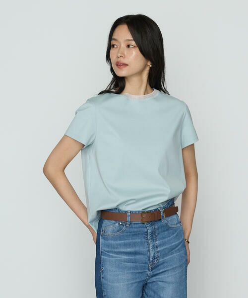 COMME CA PLATINUM S-SIZE / コムサ・プラチナ エスサイズ Tシャツ | 〔 Sサイズ 〕 コヒノールスムース ニット付きTシャツ | 詳細18