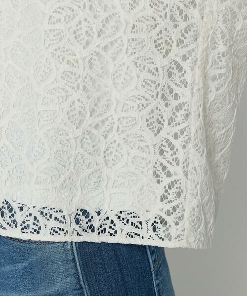COMME CA PLATINUM S-SIZE / コムサ・プラチナ エスサイズ シャツ・ブラウス | 〔 Sサイズ 〕 リーフ柄ラッセルレース ブラウス | 詳細11