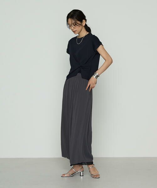 COMME CA PLATINUM S-SIZE / コムサ・プラチナ エスサイズ カットソー | 〔 Sサイズ 〕 コットン強撚ポンチ デザインタックシャツ | 詳細12