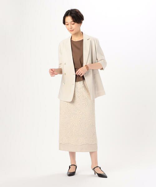 COMME CA PLATINUM S-SIZE / コムサ・プラチナ エスサイズ カットソー | 〔 Sサイズ 〕 コットン強撚ポンチ デザインタックシャツ | 詳細14