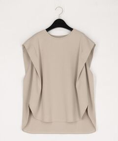 COMME CA PLATINUM S-SIZE / コムサ・プラチナ エスサイズ Tシャツ | 〔 Sサイズ 〕 コットン強撚ポンチ ショルダータックTシャツ