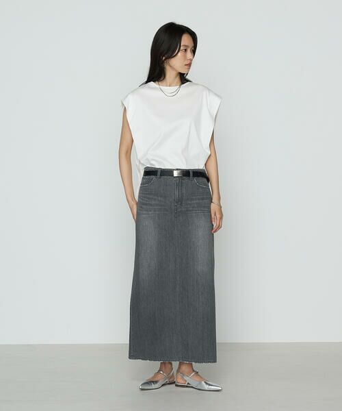 COMME CA PLATINUM S-SIZE / コムサ・プラチナ エスサイズ Tシャツ | 〔 Sサイズ 〕 コットン強撚ポンチ ショルダータックTシャツ | 詳細4