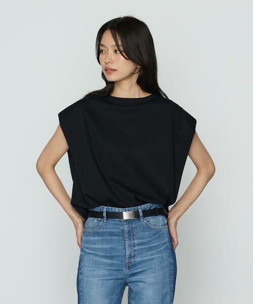 COMME CA PLATINUM S-SIZE / コムサ・プラチナ エスサイズ Tシャツ | 〔 Sサイズ 〕 コットン強撚ポンチ ショルダータックTシャツ | 詳細14