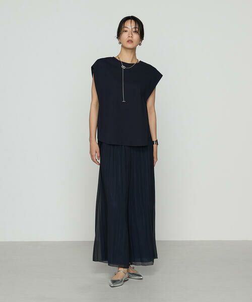 COMME CA PLATINUM S-SIZE / コムサ・プラチナ エスサイズ Tシャツ | 〔 Sサイズ 〕 コットン強撚ポンチ ショルダータックTシャツ | 詳細19