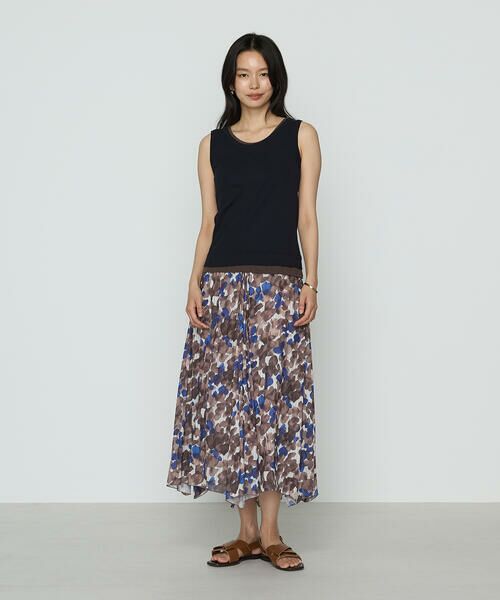 COMME CA PLATINUM S-SIZE / コムサ・プラチナ エスサイズ タンクトップ | 〔 Sサイズ 〕 強撚ガステレコ／オーガニック レイヤードタンクトップ | 詳細13