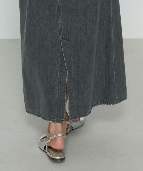 COMME CA PLATINUM S-SIZE / コムサ・プラチナ エスサイズ ロング・マキシ丈スカート | 〔 Sサイズ 〕 コットンデニム／コットンスラブ デニムタイトスカート | 詳細12