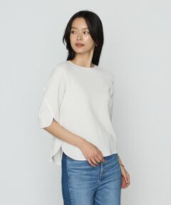 COMME CA PLATINUM S-SIZE / コムサ・プラチナ エスサイズ Tシャツ | 〔 Sサイズ 〕 ポコポコジャージー バックタックTシャツ