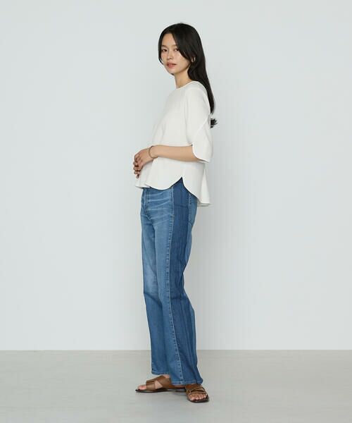 COMME CA PLATINUM S-SIZE / コムサ・プラチナ エスサイズ Tシャツ | 〔 Sサイズ 〕 ポコポコジャージー バックタックTシャツ | 詳細1